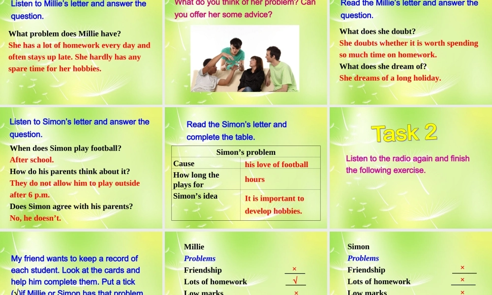 江苏省兴化市昭阳湖初级中学九年级英语上册《Unit 3 Teenage problems Reading》课件 .ppt