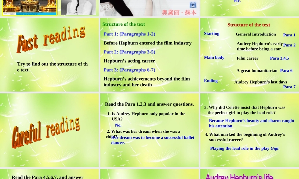 江苏省兴化市昭阳湖初级中学九年级英语上册《Unit 7 Films Reading 1》课件2 .ppt