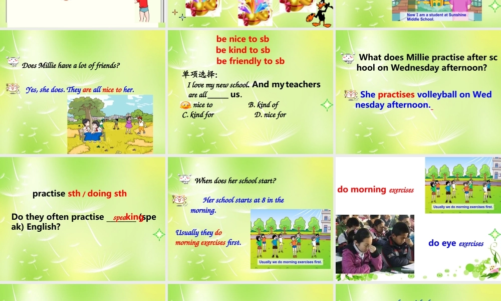 江苏省兴化市昭阳湖初级中学七年级英语上册 Unit 4 My day Reading 2课件2 .ppt