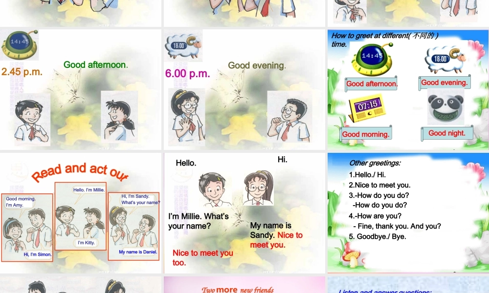 江苏省兴化市昭阳湖初级中学七年级英语上册 Unit 1 This is me课件 .ppt