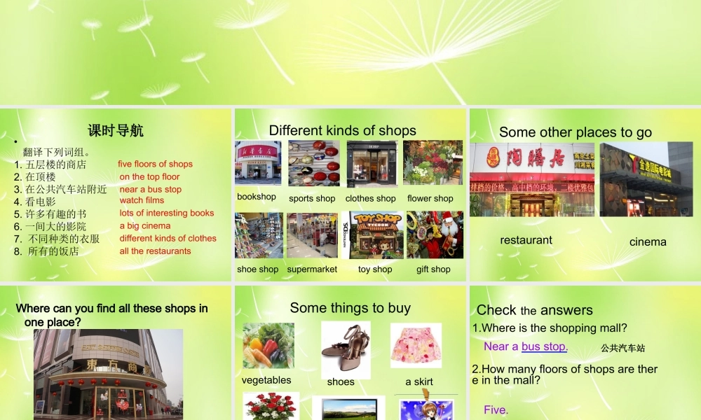 江苏省兴化市昭阳湖初级中学七年级英语上册 Unit 7 Shopping task课件 .ppt