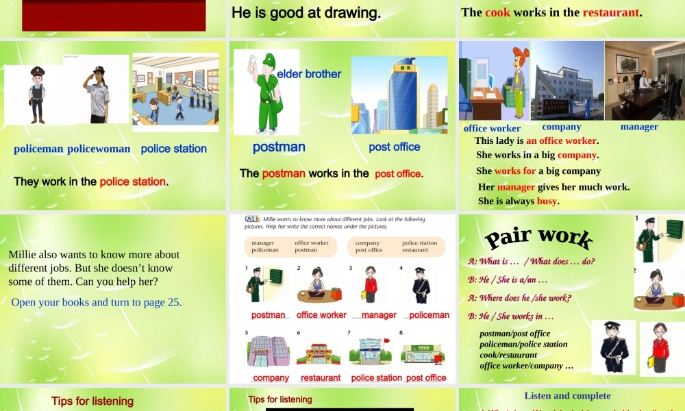 江苏省兴化市昭阳湖初级中学七年级英语下册 Unit 2 Neighbours Integrated skills课件 .ppt