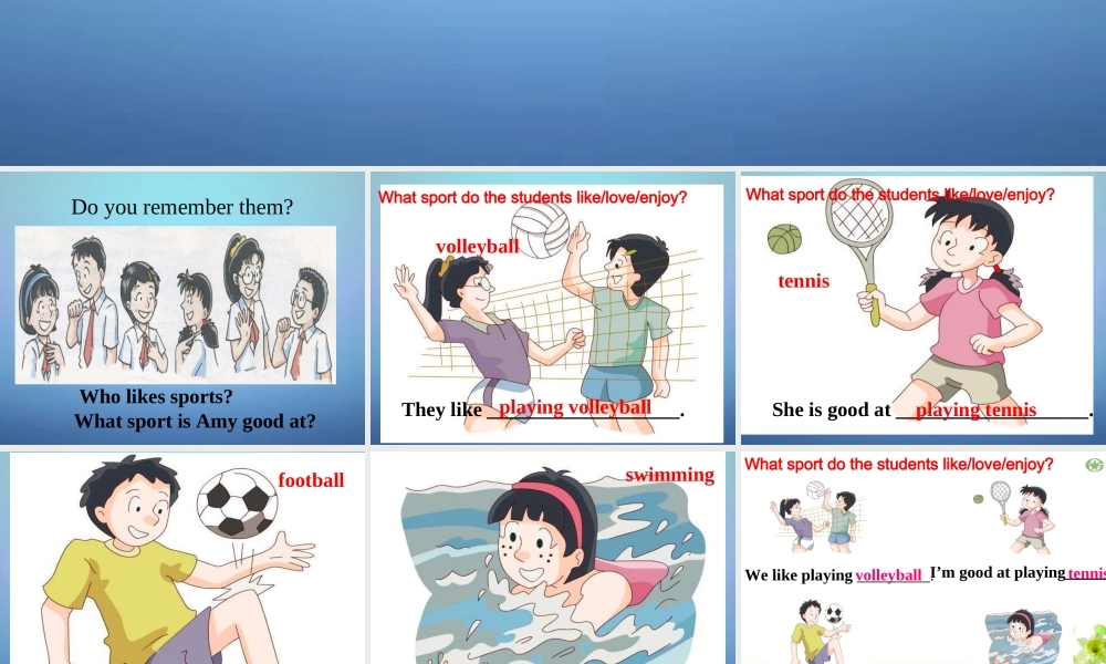 江苏省兴化市昭阳湖初级中学七年级英语上册《Unit 2 Let's play sports》welcome to the Unit课件 .ppt
