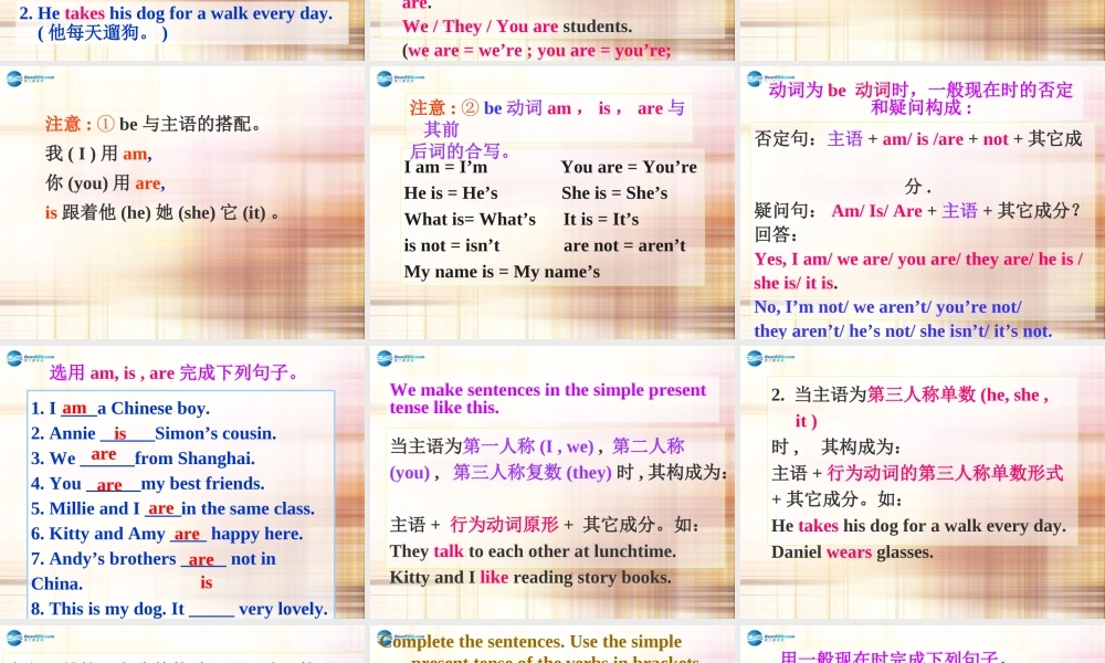 江苏省徐州市沛县杨屯中学七年级英语上册 Unit 1 This is me Grammar课件 .ppt