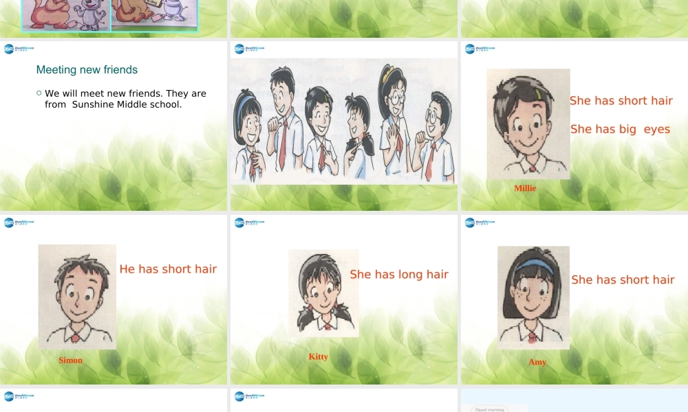 江苏省徐州市沛县杨屯中学七年级英语上册 Unit 1 This is me Comic Strip and Welcome to the unit课件 .ppt