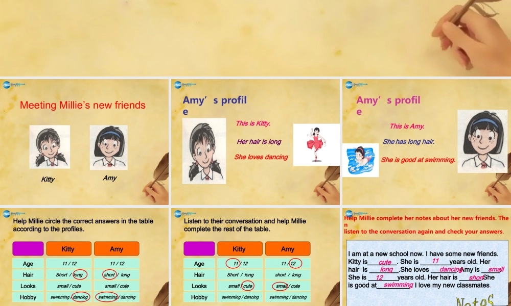 江苏省徐州市沛县杨屯中学七年级英语上册 Unit 1 This is me Integrated skills课件 .ppt