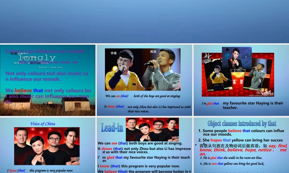 江苏省徐州市睢宁县宁海外国语学校九年级英语上册《Unit 2 Colour》Grammar课件 .ppt