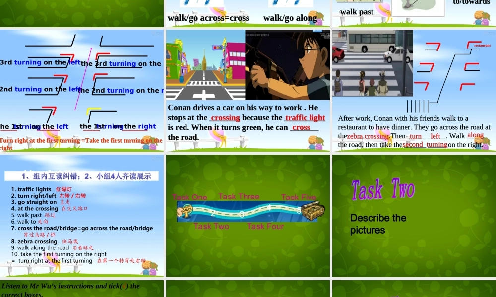 江苏省盐城市大丰市万盈第二中学七年级英语下册 Unit 4 Finding your way课件 .ppt