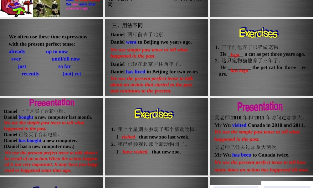 江苏省盐城市盐都县郭猛中学八年级英语下册《Unit 3 Online tours Grammar》课件 .ppt