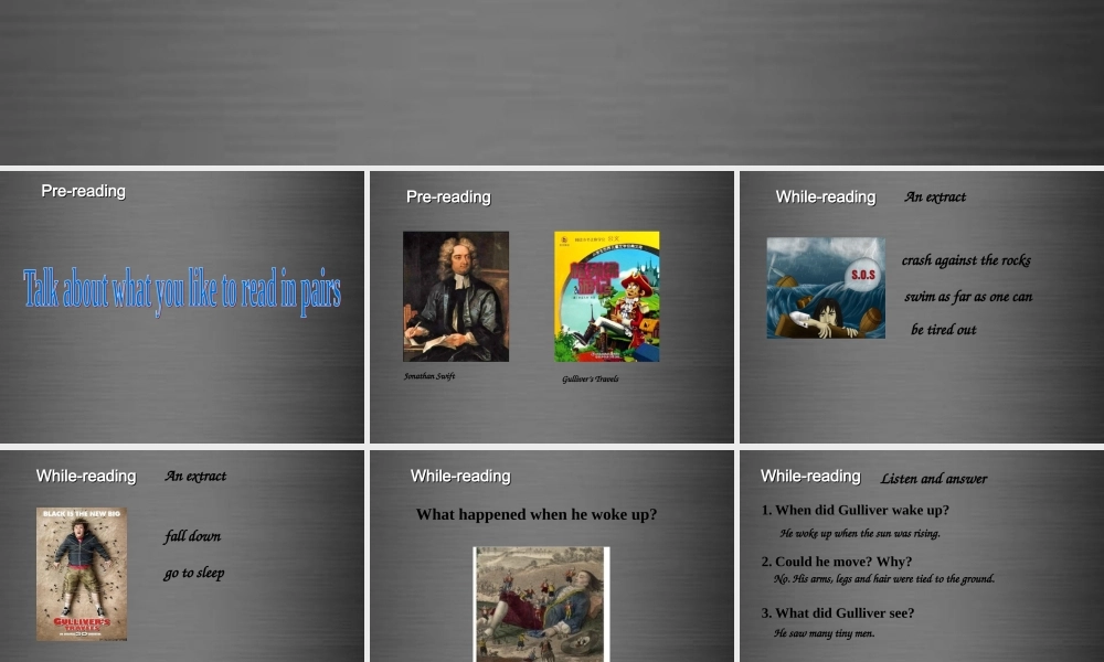 江苏省盐城市盐都县郭猛中学八年级英语下册《Unit 4 A good read Reading》课件 .ppt