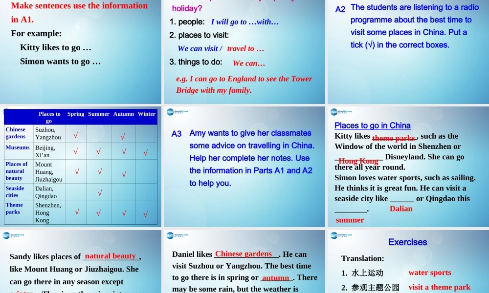 江苏省盐城市永丰初级中学八年级英语下册 Unit 2 Travelling Integrated skills课件 .ppt