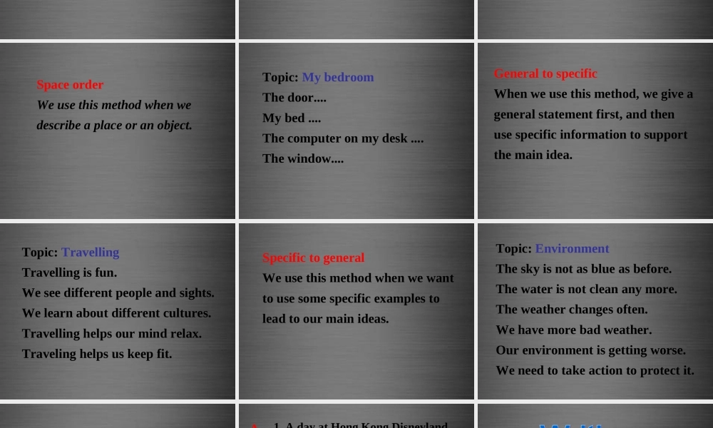 江苏省盐城市盐都县郭猛中学八年级英语下册《Unit 6 Sunshine for all study skills》课件 .ppt