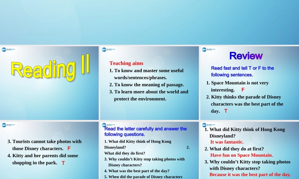 江苏省盐城市永丰初级中学八年级英语下册 Unit 2 Travelling Reading II课件 .ppt
