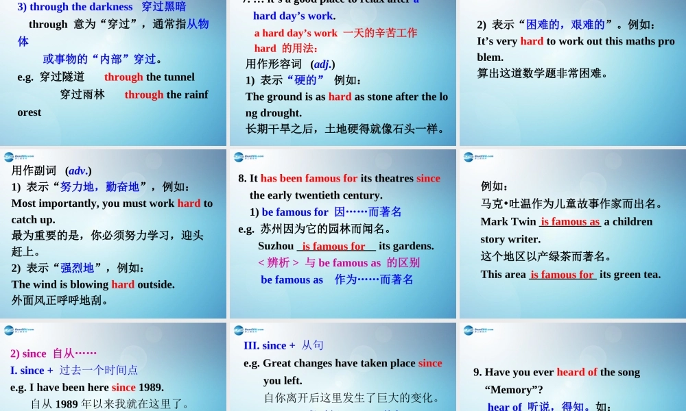 江苏省盐城市永丰初级中学八年级英语下册 Unit 3 Online tours Reading II课件 .ppt