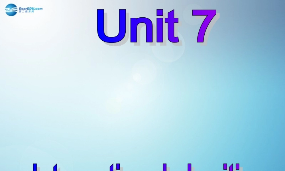 江苏省盐城市永丰初级中学八年级英语下册 Unit 7 International charities Speak up & Study skills课件 .ppt