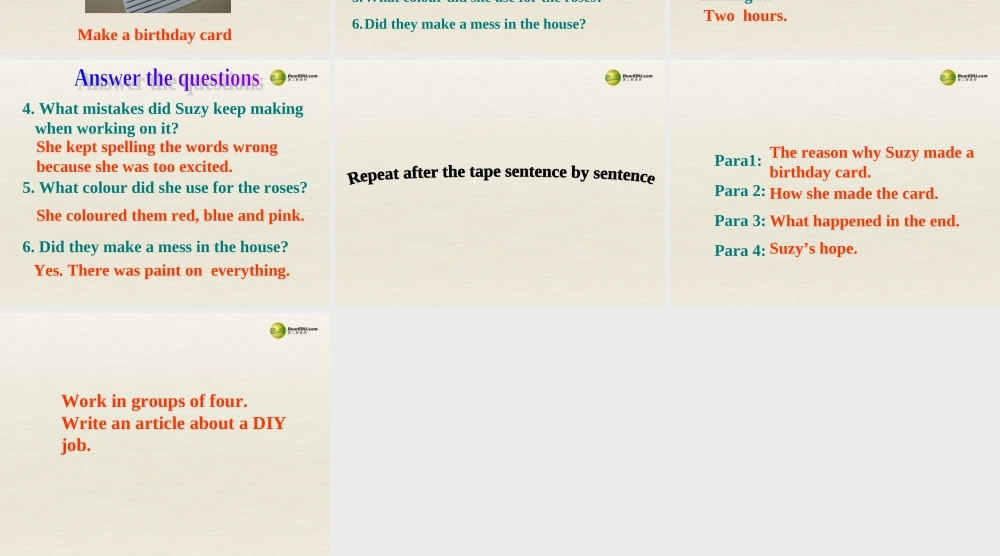 江苏省扬中市同德中学八年级英语上册 8A Unit 4 Do it yourself课件.ppt