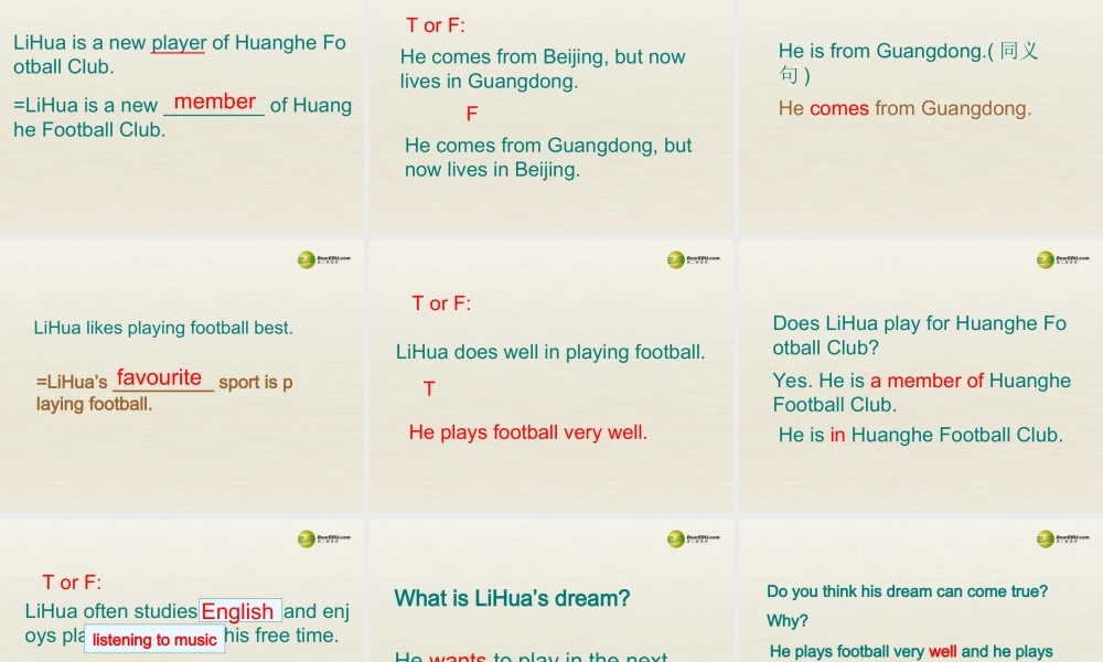 江苏省扬中市同德中学七年级英语上册 7A Unit 2 Let's play sports课件2 .ppt