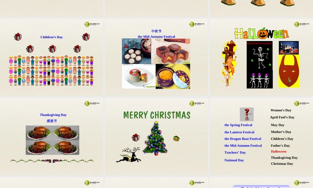 江苏省扬中市同德中学七年级英语上册 7A Unit 5 let's celebrate课件2 .ppt