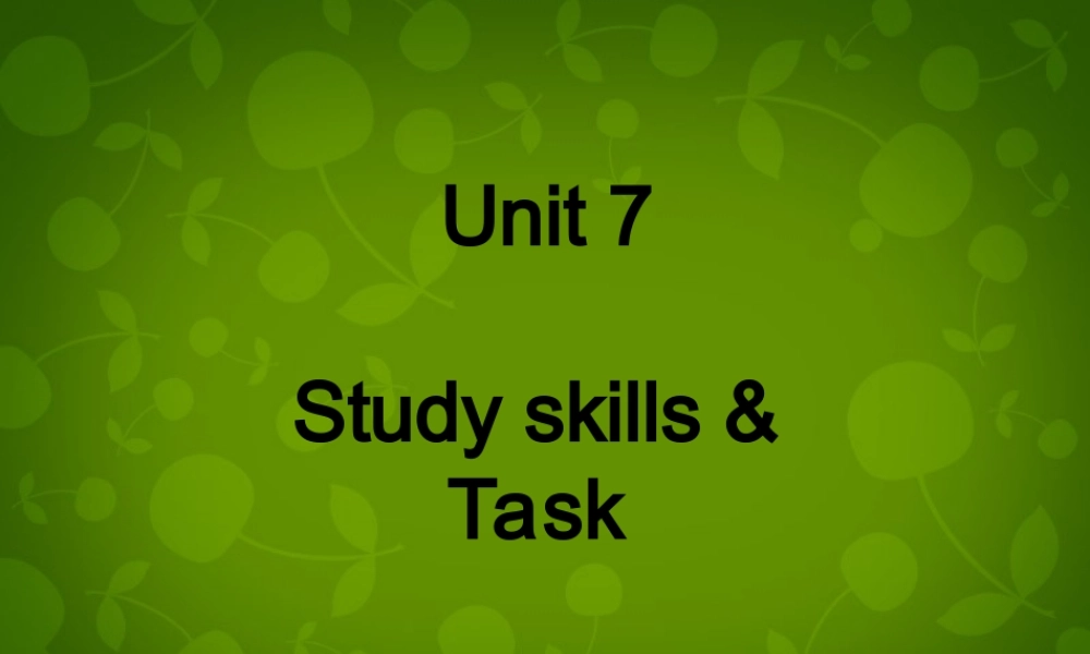 江苏省仪征市月塘中学八年级英语下册 Unit 7 Intemational charities task课件 .ppt