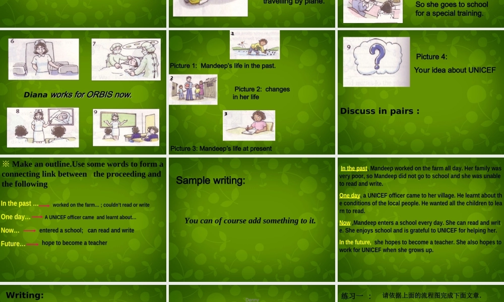 江苏省仪征市月塘中学八年级英语下册 Unit 7 Intemational charities task课件 .ppt