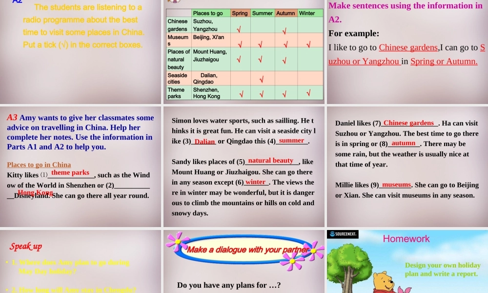 江苏省仪征市月塘中学八年级英语下册《Unit 2 Travelling》课件 .ppt