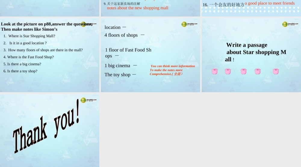 江苏省宜兴市屺亭中学七年级英语上册 7A Unit 7 Shopping Task课件 .ppt