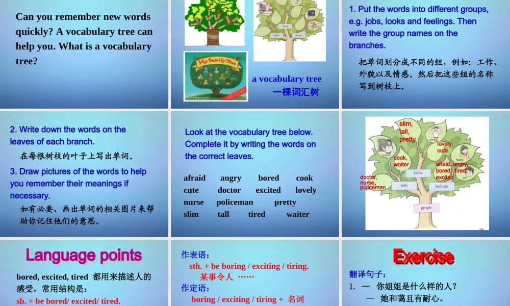 江苏省永丰初级中学八年级英语上册 Unit 1 Friends Integrated skills B & Study skills课件.ppt