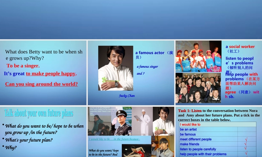 江苏省永丰初级中学八年级英语上册 Unit 1 Friends Integrated skills课件2.ppt