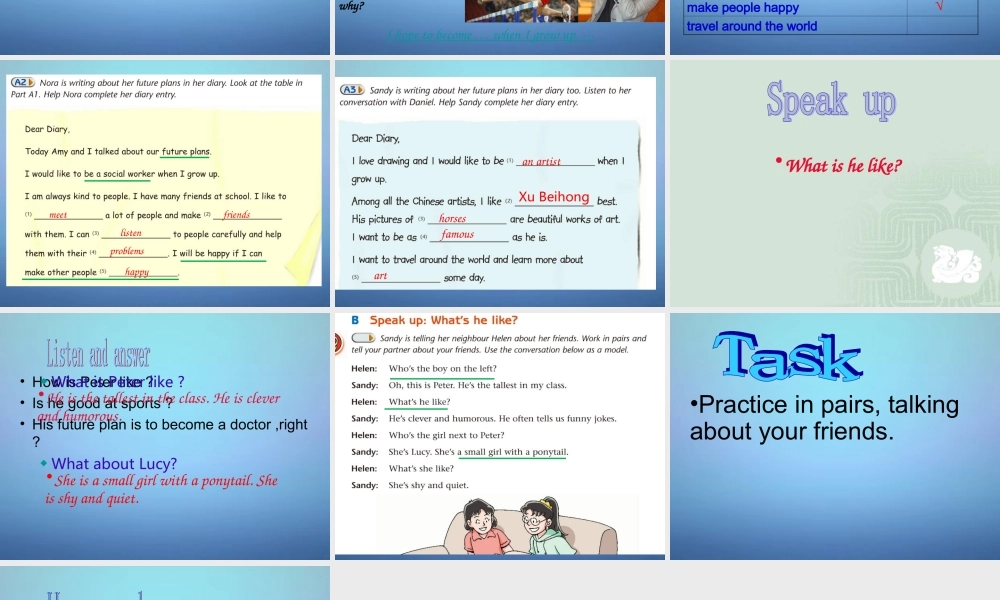 江苏省永丰初级中学八年级英语上册 Unit 1 Friends Integrated skills课件2.ppt