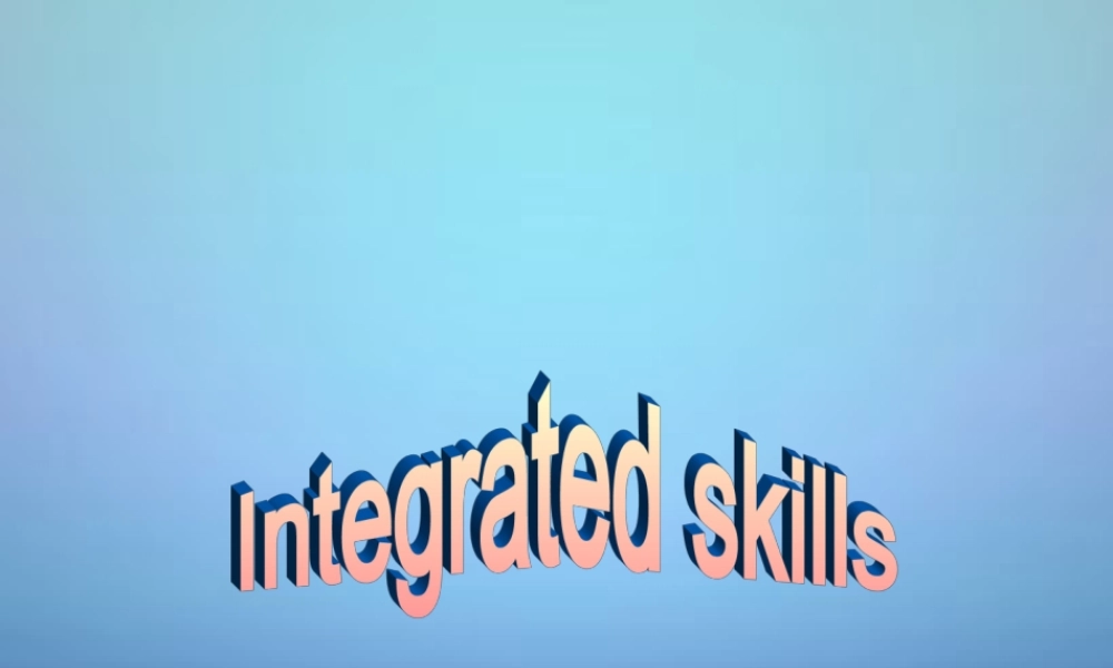 江苏省永丰初级中学八年级英语上册 Unit 2 School life integrated skills课件.ppt