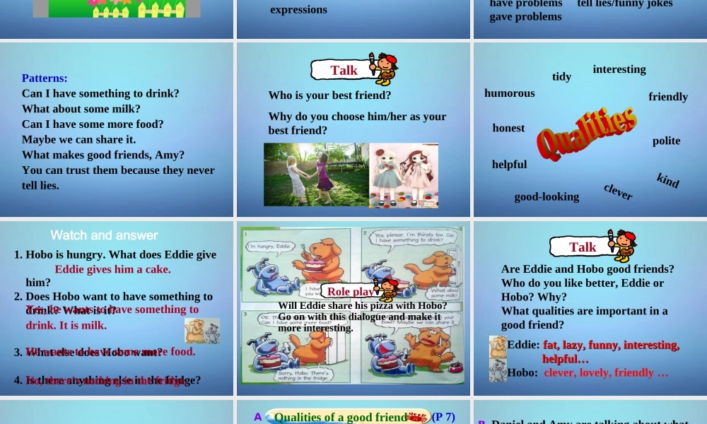 江苏省永丰初级中学八年级英语上册 Unit 1 Friends Welcome to the unit课件2.ppt