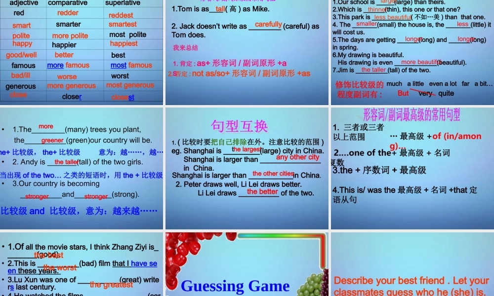 江苏省永丰初级中学八年级英语上册 Unit 1 Friends复习课件3.ppt