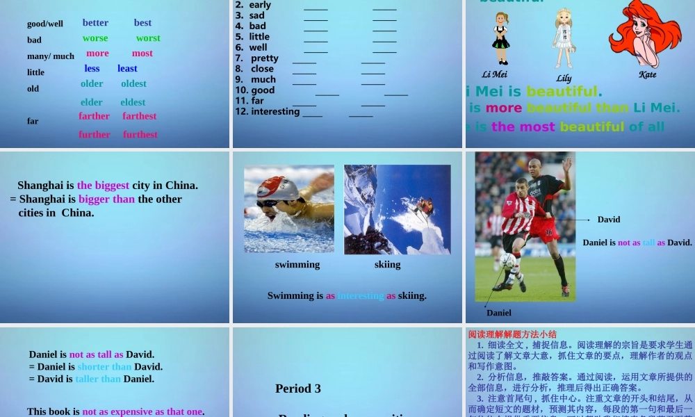 江苏省永丰初级中学八年级英语上册 Unit 1 Friends复习课件1.ppt