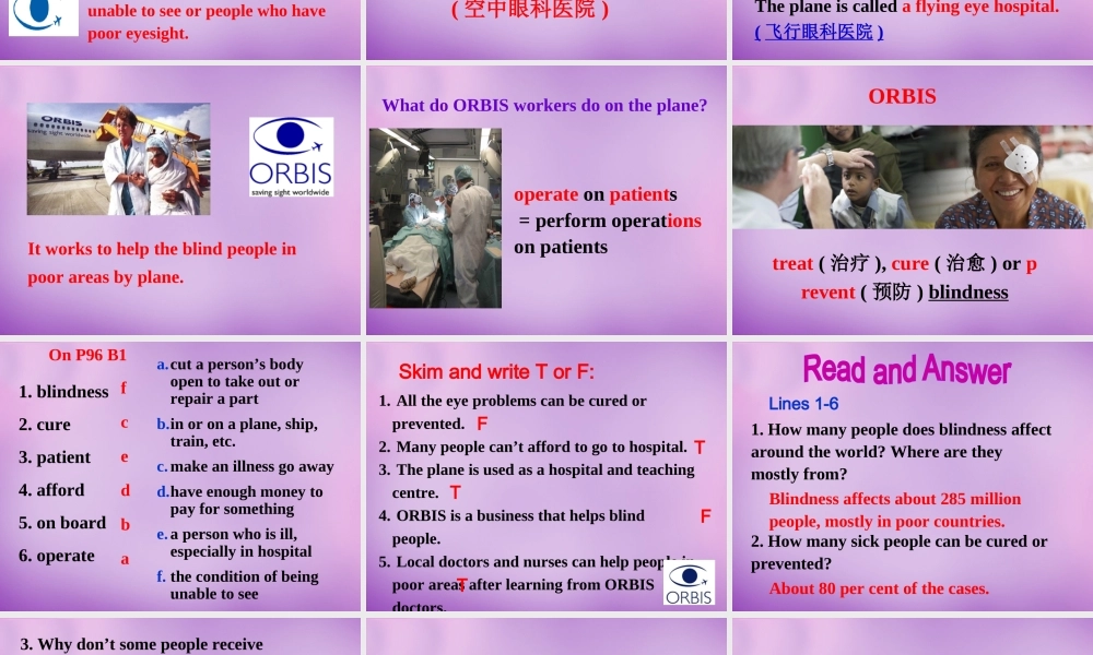 江苏省永丰初级中学八年级英语下册 Unit 7 International Charities Reading课件1 .ppt