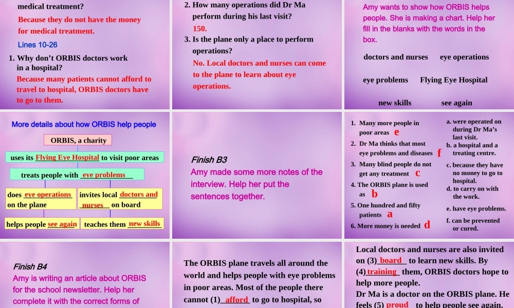 江苏省永丰初级中学八年级英语下册 Unit 7 International Charities Reading课件1 .ppt