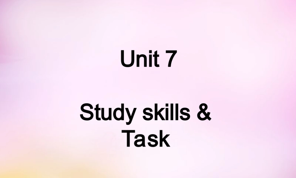 江苏省永丰初级中学八年级英语下册 Unit 7 International Charities Task课件1 .ppt