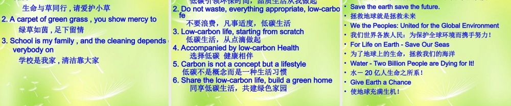 江苏省永丰初级中学八年级英语下册 Unit 8 A green world Task课件1 .ppt