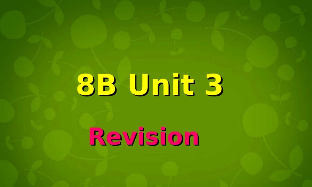 江苏省永丰初级中学八年级英语下册《Unit 3 Online tours》期中复习课件 .ppt
