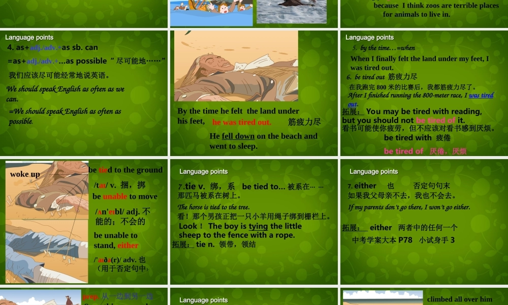 江苏省永丰初级中学八年级英语下册《Unit 4 A good read Revision》课件 .ppt