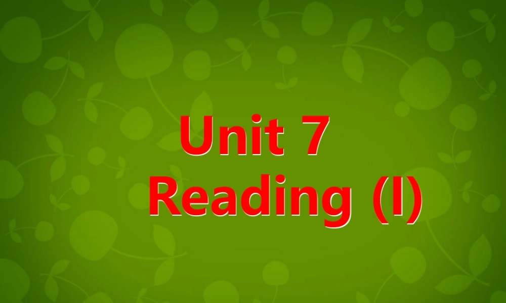 江苏省永丰初级中学八年级英语下册《Unit 7 International charities Reading 1》课件 .ppt
