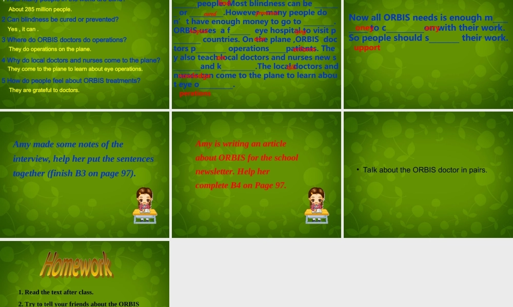 江苏省永丰初级中学八年级英语下册《Unit 7 International charities Reading 1》课件 .ppt