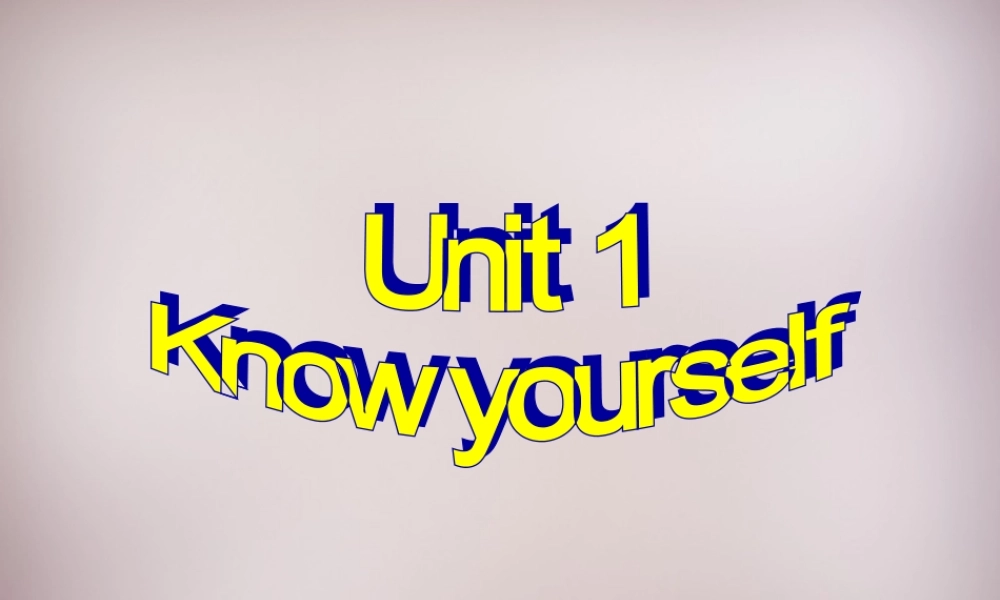 江苏省永丰初级中学九年级英语上册 Unit 1 Know yourself study skills课件 .ppt
