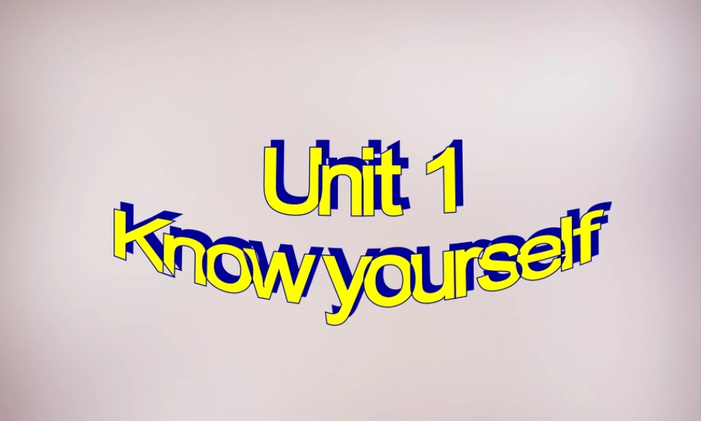 江苏省永丰初级中学九年级英语上册 Unit 1 Know yourself task课件 .ppt