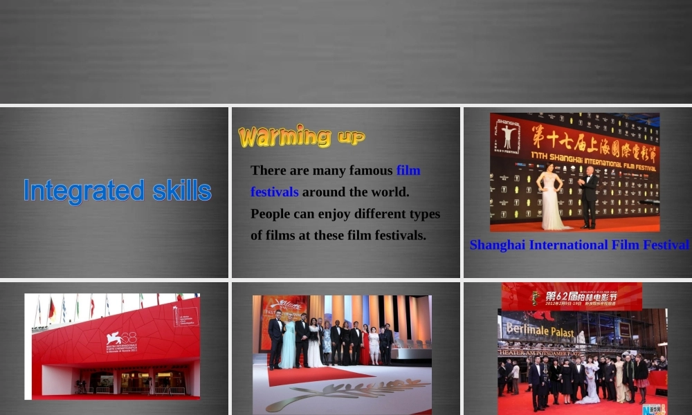 江苏省永丰初级中学九年级英语上册 Unit 7 Films Integrated skills课件1 .ppt