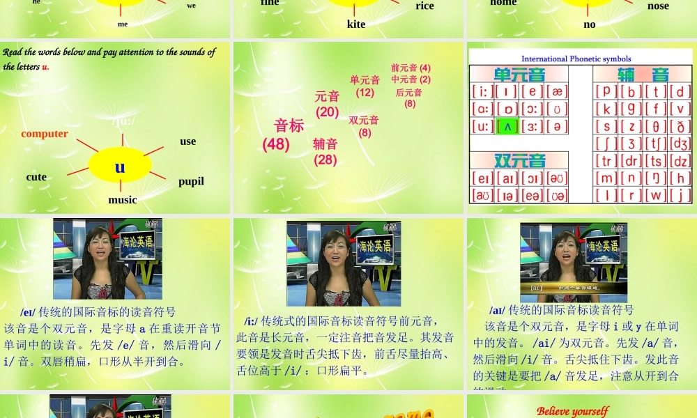 江苏省永丰初级中学七年级英语上册 Unit 1 This is me Study skills课件 .ppt