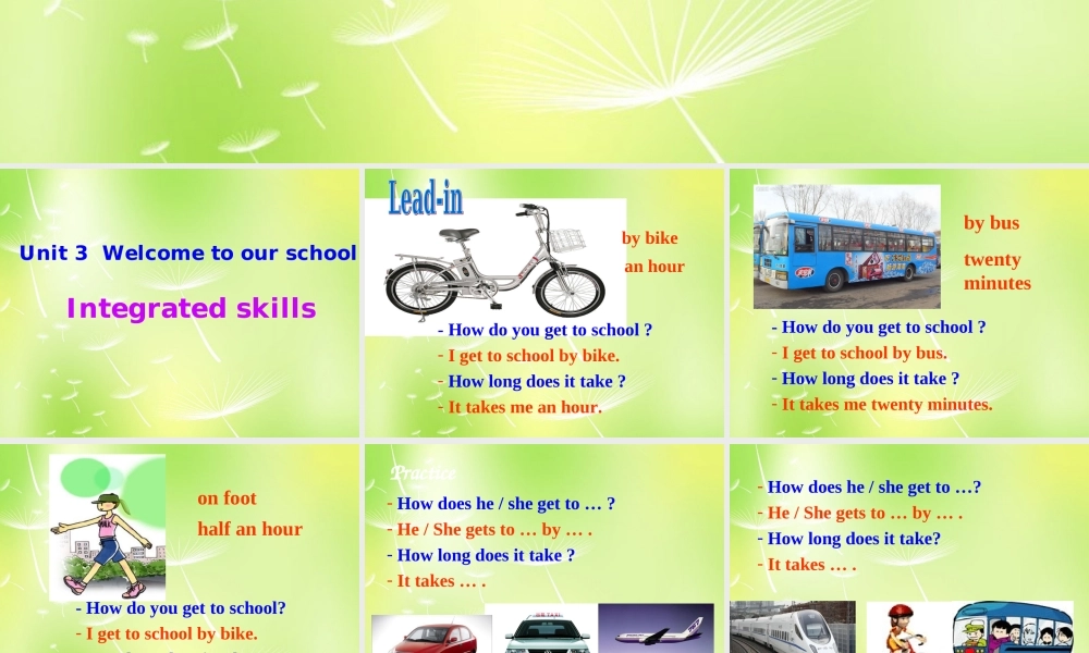 江苏省永丰初级中学七年级英语上册 Unit 3 Welcome to our school Integrated skills课件 .ppt