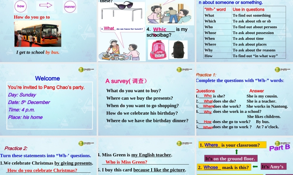 江苏省永丰初级中学七年级英语上册 Unit 5 Let's celebrate Grammar课件 .ppt