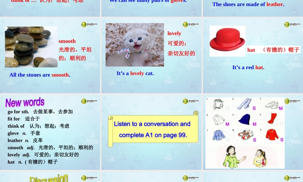 江苏省永丰初级中学七年级英语上册 Unit 8 Fashion Integrated skills课件 .ppt