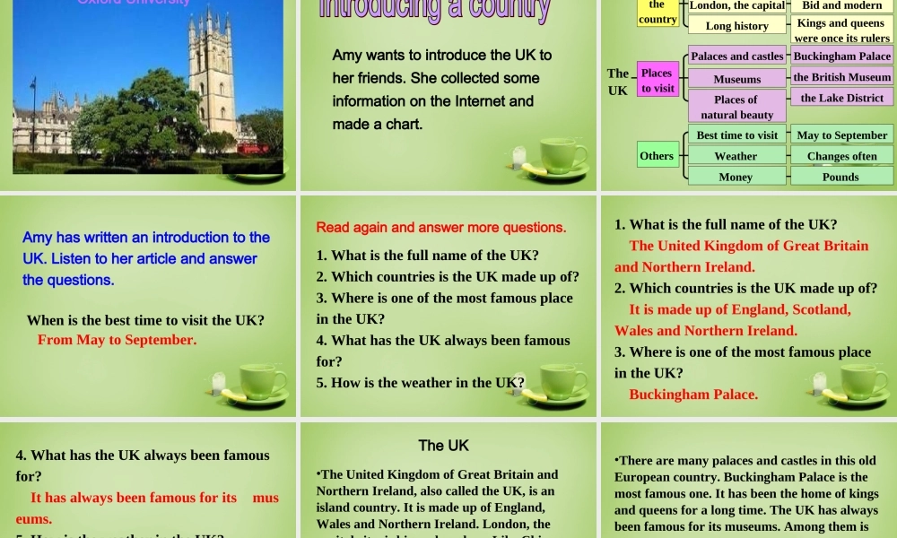 江苏省永丰县初级中学八年级英语下册 Unit 3 Online tours Task课件 .ppt
