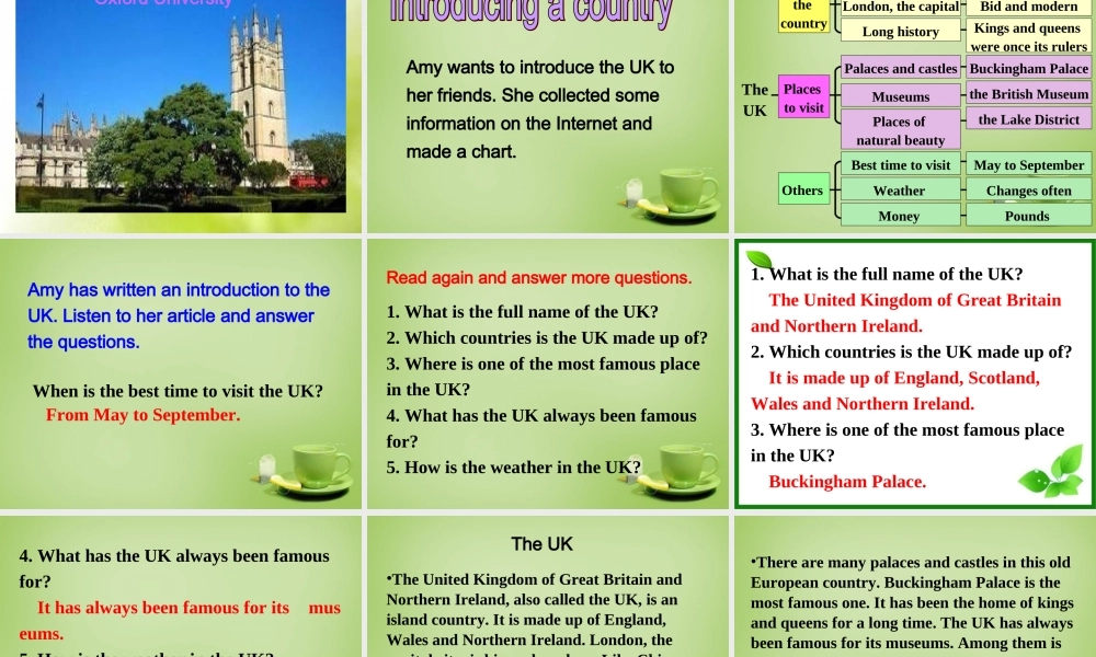 江西省永丰县初级中学八年级英语下册 Unit 3 Online tours Task课件 .ppt